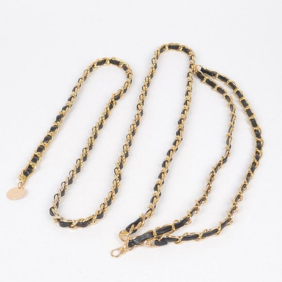 Metal Pu Plus Size Chain Belt - Picture 3 of 4